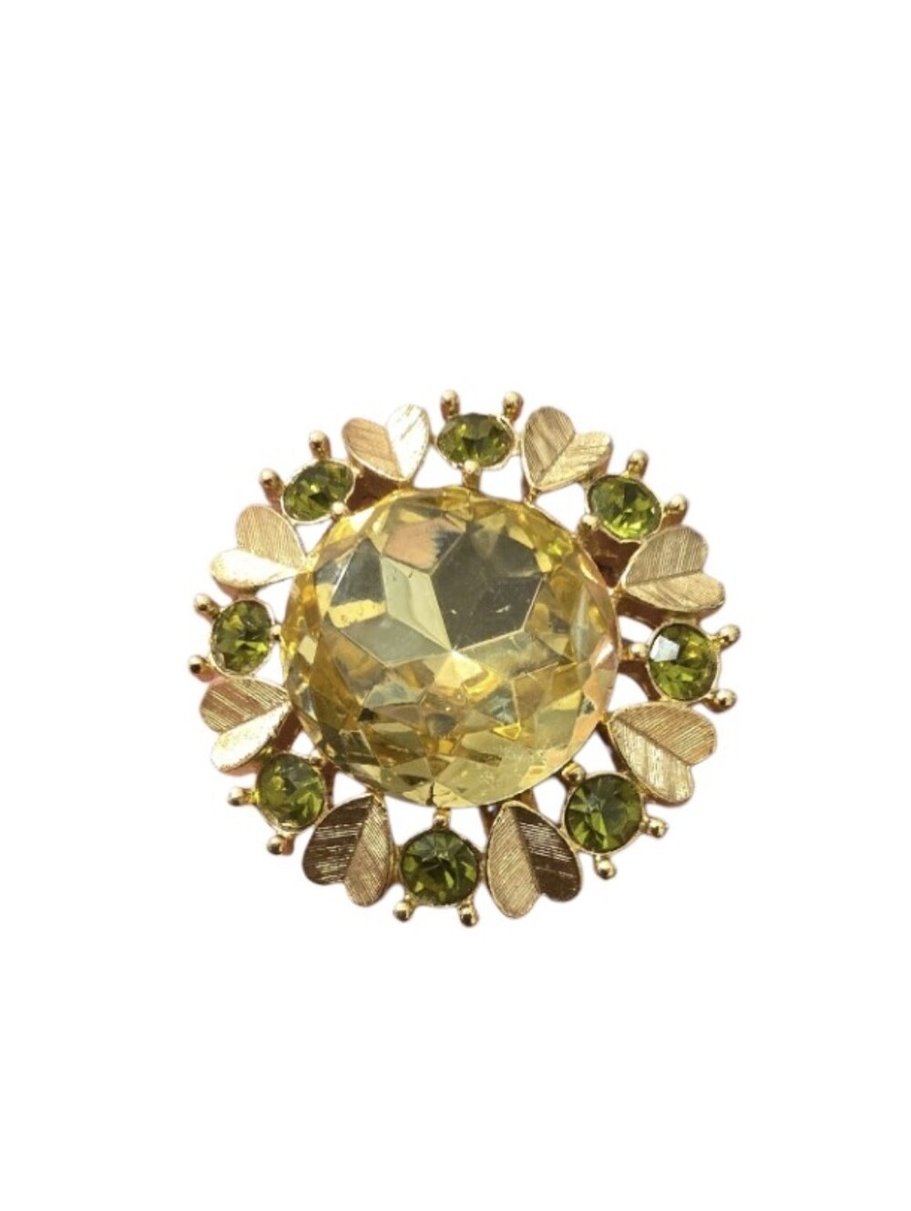Avon Vintage Sun Brilliants Convertible Brooch/Pendant In EUC